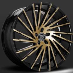 Lexani Wraith Bronze and Black Wheels