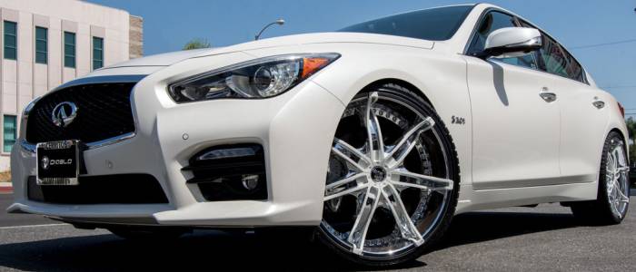 Infiniti Q60 on Diablo DNA Custom Wheels