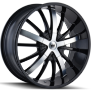 Mazzi 364 Essence Machine Black Wheels